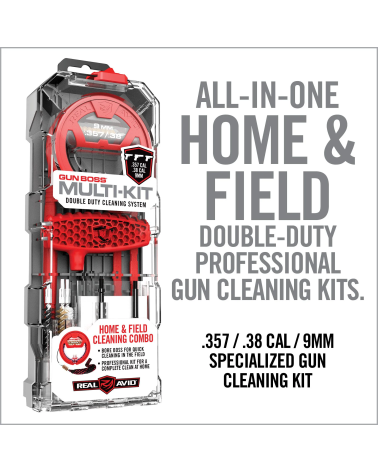 GUN BOSS MULTI KIT .357/.38 CAL / 9MM - REAL AVID