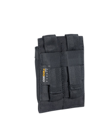 TT DBL Pistol Mag Pouch Low Profile Noir Tasmanian Tiger Porte-chargeurs double pour pistolet en noir avec fixation MOLLE