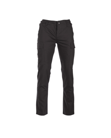 Pantalon US BDU R/S Slim Fit Noir - Mil-Tec, l’alliance parfaite entre style moderne et durabilité militaire.