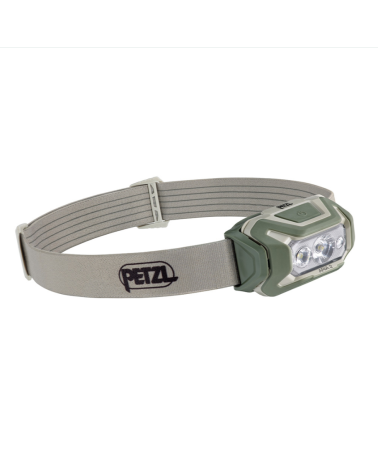 Lampe frontale ARIA 2 TAN - Petzl, 450 lumens de puissance et une résistance extrême pour vos missions et aventures.