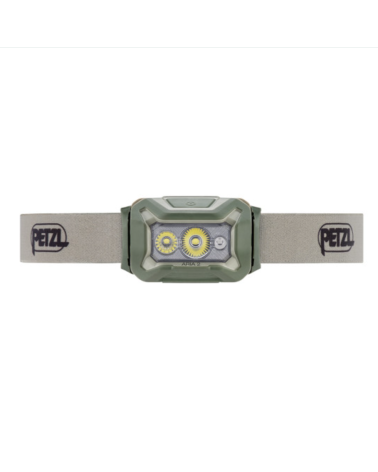 Lampe frontale ARIA 2 TAN - Petzl, 450 lumens de puissance et une résistance extrême pour vos missions et aventures.