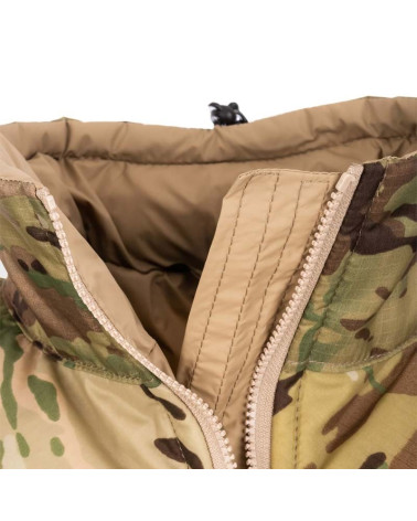 Veste SJ3 WGTE Snugpak Multicam – Légèreté, isolation et camouflage optimal pour les environnements tactiques.