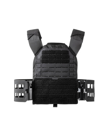 Porte-plaques QR noir 5.11 Tactical – Gilet tactique avec système de largage rapide, conçu pour les professionnels exigeants.