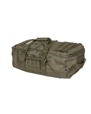 Sac de transport 40L vert olive de Specna Arms, conçu pour un usage tactique et militaire.