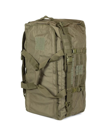 Sac de transport 120L Vert Olive - Grande capacité et robustesse pour missions et déplacements tactiques.