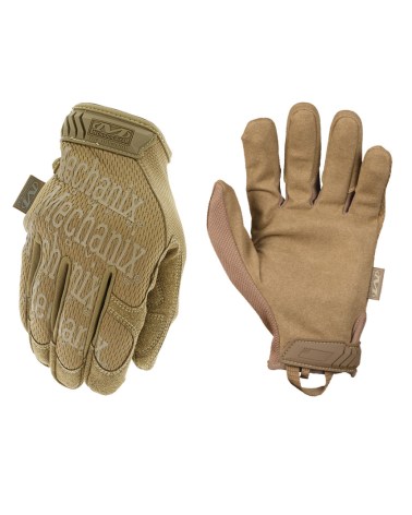 Gants Mechanix Original Tan offrant confort et protection pour les missions tactiques.