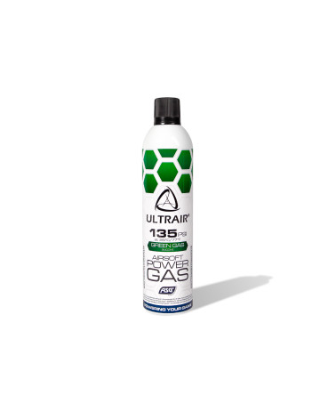 Bouteille de gaz ULTRAIR 135 PSI 570ml de ASG pour répliques d'airsoft